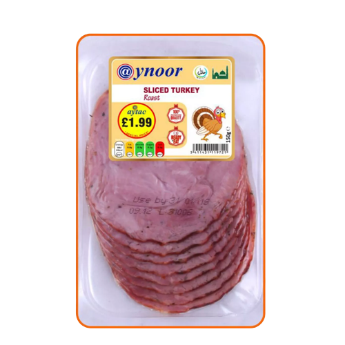 Aynoor Sliced Turkey Roast 150g